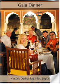 Gala dinner in Oberoi Raj Vilas, Jaipur